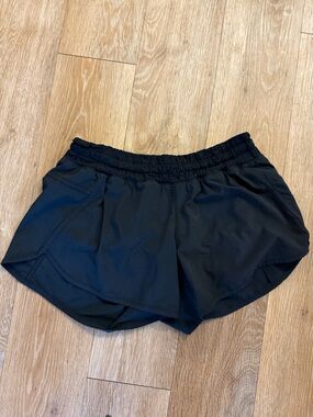 lululemon athletica Women's Black Running Shorts